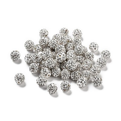 Pave Disco Ball Beads RB-A130-10mm-9-1