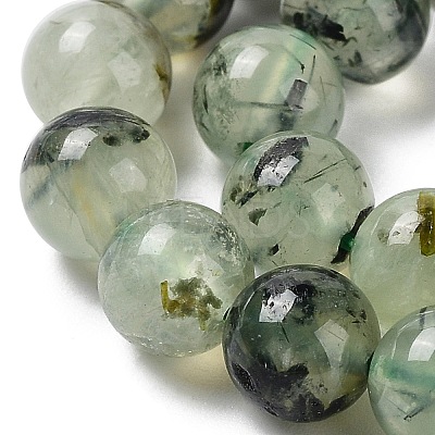 Natural Prehnite Beads Strands LS-G-P322-48-6mm-01-1