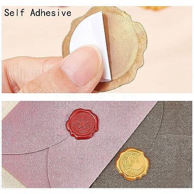 Adhesive Wax Seal Stickers DIY-CP0010-69C-1