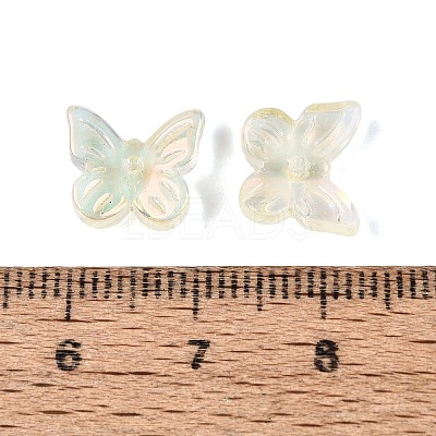 Electroplate Transparent Glass Beads EGLA-N057-03B-1
