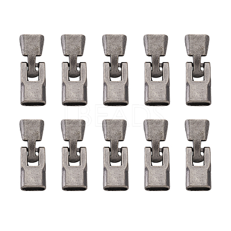 Alloy Snap Lock Clasps PALLOY-TAC0009-24AS-1