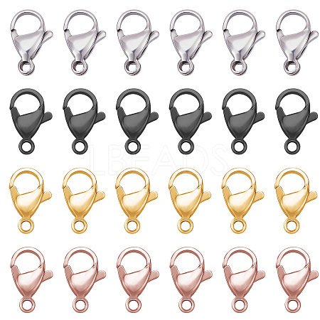 PVD Vacuum Plating 304 Stainless Steel Lobster Claw Clasps STAS-UN0007-64-1