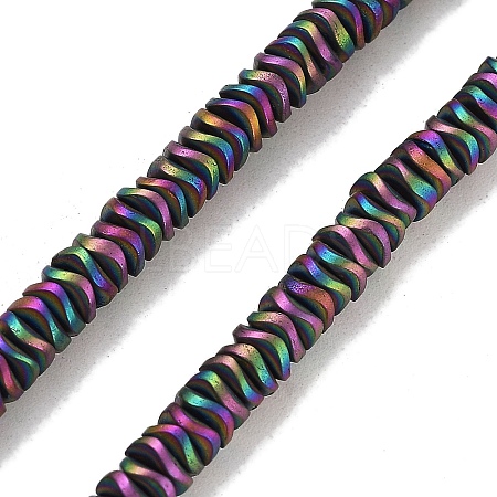 Electroplated Synthetic Non-magnetic Hematite Beads Strands G-H020-M01-19-1
