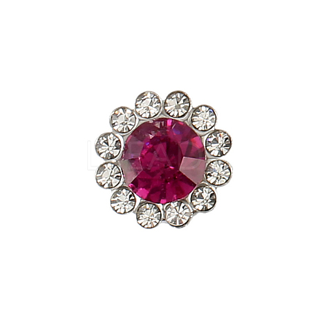 Flower Sew on Rhinestones RB-WH0005-003P-09-1