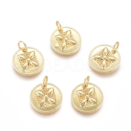 Brass Charms KK-L189-10G-1