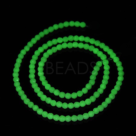 Luminous Glass Bead Strands GLAA-H018-01A-1