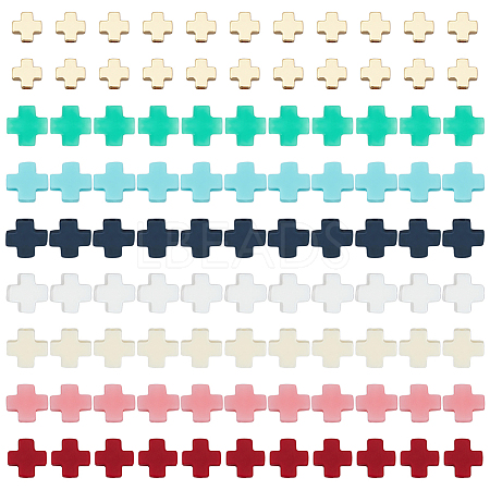 70Pcs 7 Colors Synthetic Coral Beads CORA-ME0001-02-1