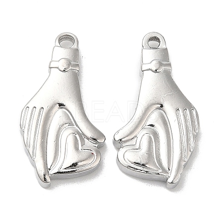 Non-Tarnish 304 Stainless Steel Pendants STAS-L020-005P-1