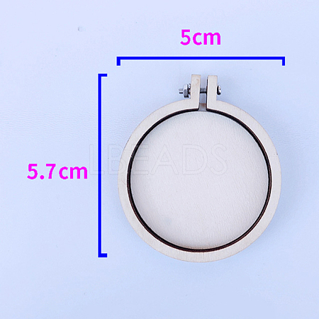 Mini Wooden Embroidery Hoops LS-TOOL-PW0003-019A-10-1