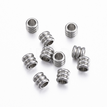 304 Stainless Steel Spacer Beads X-STAS-H376-58-1