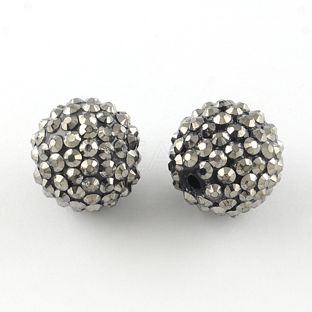 Resin Rhinestone Beads RESI-S315-14x16-02-1