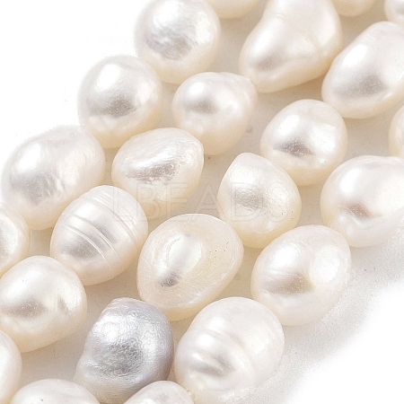 Natural Cultured Freshwater Pearl Beads Strands PEAR-P062-26D-1