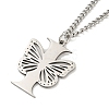 201 Stainless Steel Necklaces NJEW-Q336-01I-P-4