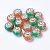 Two Tone Resin European Beads RPDL-K002-C08-2