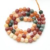 Natural Quartz Beads Strands X-G-N355-6mm-18-2