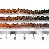Transparent Glass Bead Strands GLAA-H023-03B-5