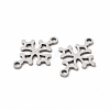201 Stainless Steel Connector Charms STAS-K251-097P-2