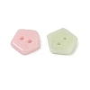 2-Hole Glass Buttons PORC-R010-03-2