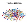  Electroplate Glass Beads EGLA-PH0003-14-3