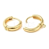 Brass Hoop Earrings X-EJEW-K083-33G-2