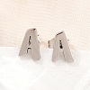 304 Stainless Steel Stud Earrings SA-T001-03P-2