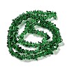 Spray Painted Transparent Glass Beads Strands GLAA-P060-01A-07-2