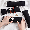 Linen Cloth Jewelry Long Pillow for Bracelet Display AJEW-WH0007-56-3