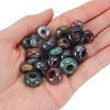 30Pcs 2 Sizes Natural Indian Agate European Beads G-SP0001-49-6