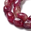 Dyed Natural Malaysia Jade Beads Strands G-P528-I03-01-4