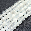 Natural White Moonstone Beads Strands G-P342-02A-4mm-A-1