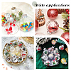 200Pcs 2 Colors Aluminum Round Ornament Cap FIND-AR0004-87A-7