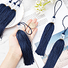 8Pcs Polyester Tassel Pendant Decorations AJEW-GF0004-66C-3