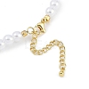 6mm Round ABS Imitation Pearl Beaded Necklaces NJEW-P317-12C-G-3