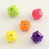 Opaque Acrylic Beads X-SACR-Q099-84B-1