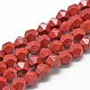 Natural Red Jasper Beads Strands G-R448-10mm-05-1