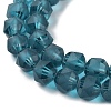 Electroplate Transparent Glass Beads Strands EGLA-I018-FA02-3