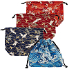 4Pcs 4 Colors Polycotton Bags ABAG-NB0001-51-1