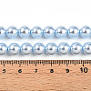 Baking Paint Pearlized Glass Pearl Bead Strands HY-N002-8mm-A05-5