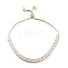 Cubic Zirconia Classic Tennis Bracelet for Women BJEW-F417-02G-RS-1