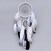 Cotton Woven Net/Web with Feather Hanging Decorations PW-WG7D714-02-1