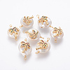 Natural Pearl Links connectors PEAR-F014-02G-B-1