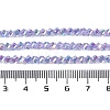 Electroplate Glass Beads Strands GLAA-Q105-04-5