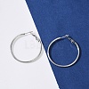 Tarnish Resistant 201 Stainless Steel Hoop Earrings LS-EJEW-F188-24P-B-5