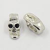 Alloy European Style Beads X-MPDL-Q003-2-1