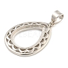 925 Sterling Silver Pendant Setting with Prongs Mounting STER-B005-29P-2