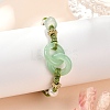 Resin Brainded Bead Bracelets BJEW-L701-03-1