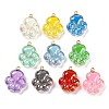 Transparent Acrylic Pendants MACR-D023-01-1