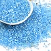 Imitation Cat Eyes Glass Seed Beads X2-SEED-H003-03W-1