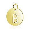 304 Stainless Steel Charms Ion Plating(IP) A-STAS-S105-T514G-B-1