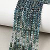 Natural Blue Tourmaline Beads Strands G-G294-A02-3mm-01-5